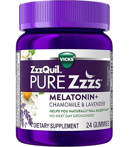 Amazon.com: VICKS PURE Zzzs Kidz, Melatonin Sleep Aid Gummies for